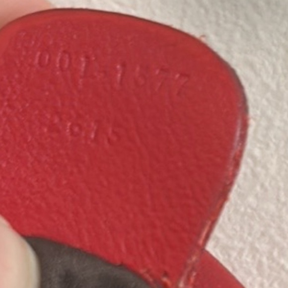 Gucci Vintage Bundle 2 Way Red Leather Handbag and Wallet - Picture 10 of 16